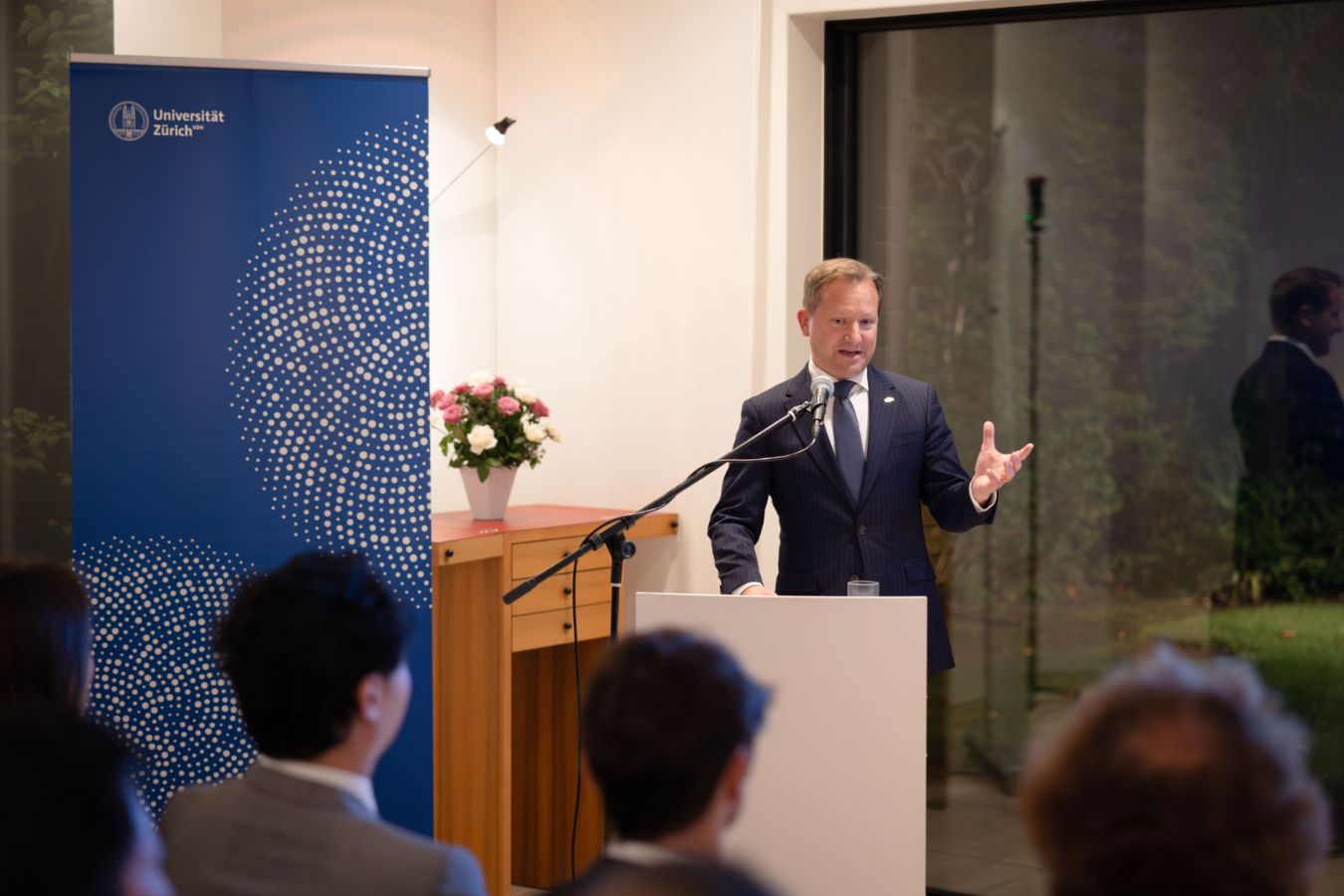 Ambassador Roger Dubach, Ambassador of Switzerland to Japan.
